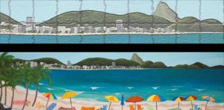 Ana Bondarenko-Machado’s painting of ‘Copacabana Beach’