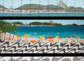 Ana Bondarenko-Machado’s painting of ‘Copacabana Beach’
