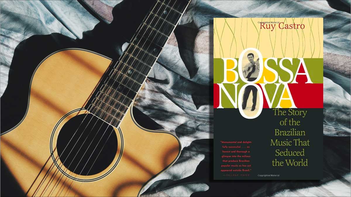 Cover of Bossa Nova, a book in English written by Brazilian author Ruy Castro.