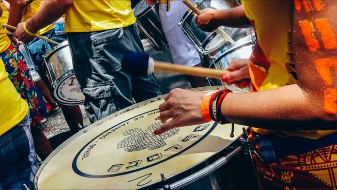Samba drums Rio de Janeiro Brazil