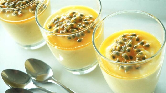 Recipe for Brazilian passion fruit mousse connect brazil