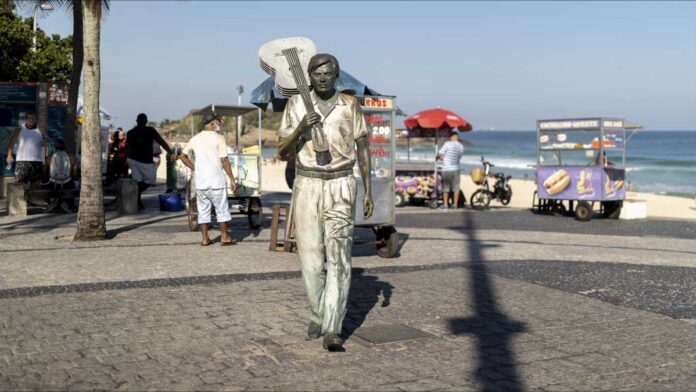 Antonio Carlos Jobim's place on the Ipanema beach