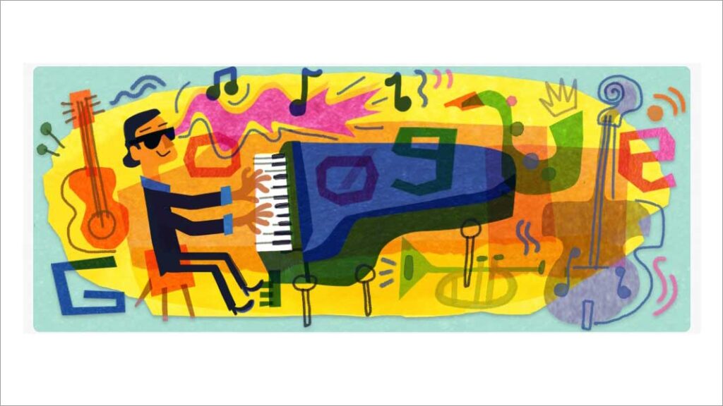 Google doodle honors Brazilian pianist Manfredo Fest to commemorate his 86th birthday.