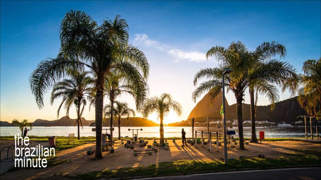 Roberto Burle Marx's landscape masterpieces include Flamengo Park, with Sugarloaf mountain in the background.