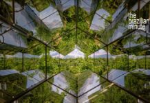 Inhotim is Brazil's outdoor artistic masterpiece. Refracted images of Inhotim's tropical greenery from within a giant kaleidoscope.